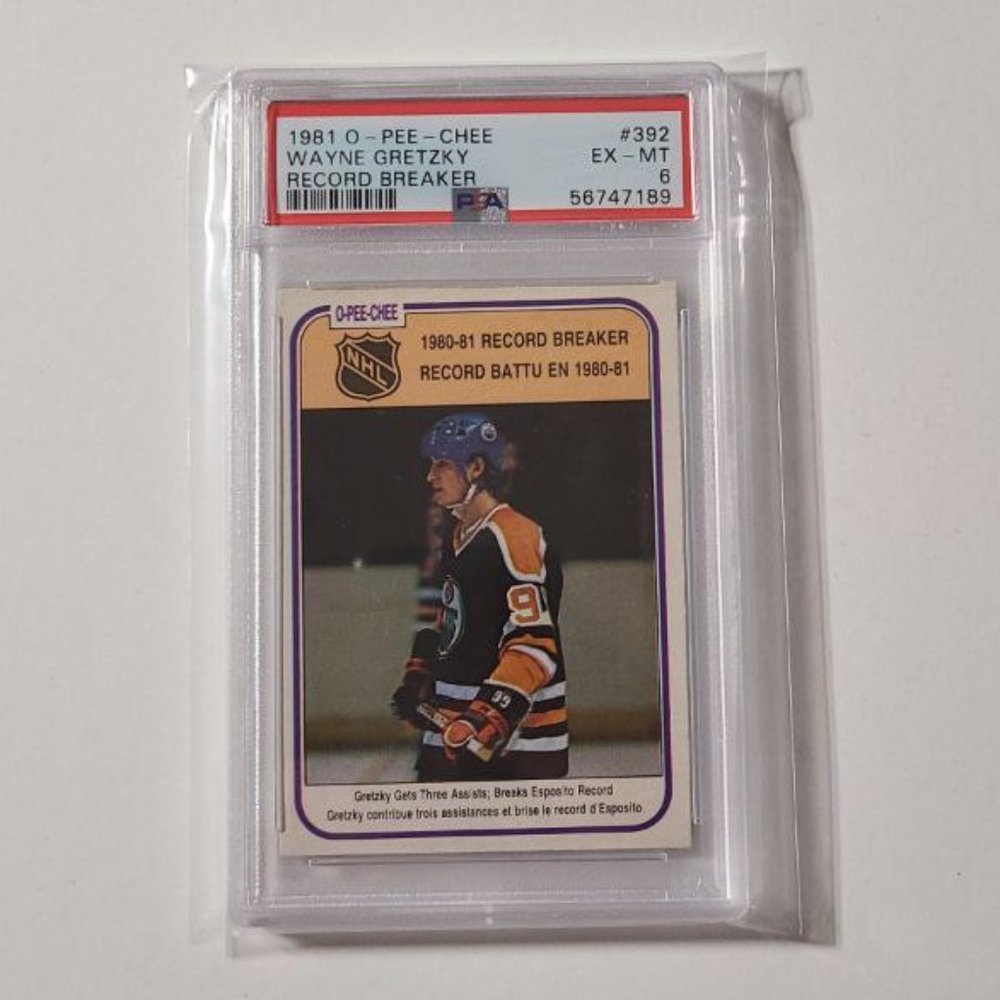 1981 O-Pee-Chee Wayne Gretzky #392 PSA 6